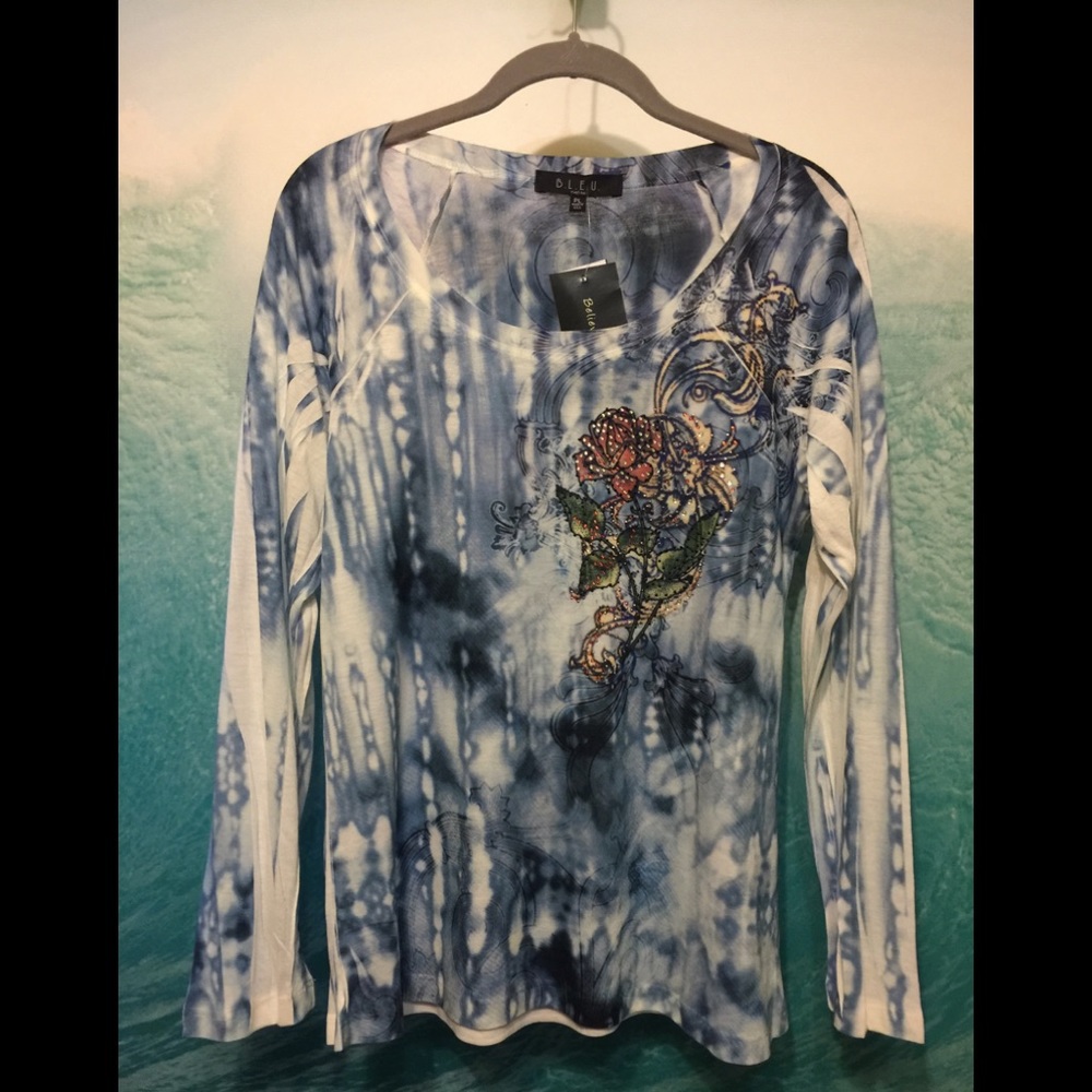 B.L.E.U. New with tags multicolor top